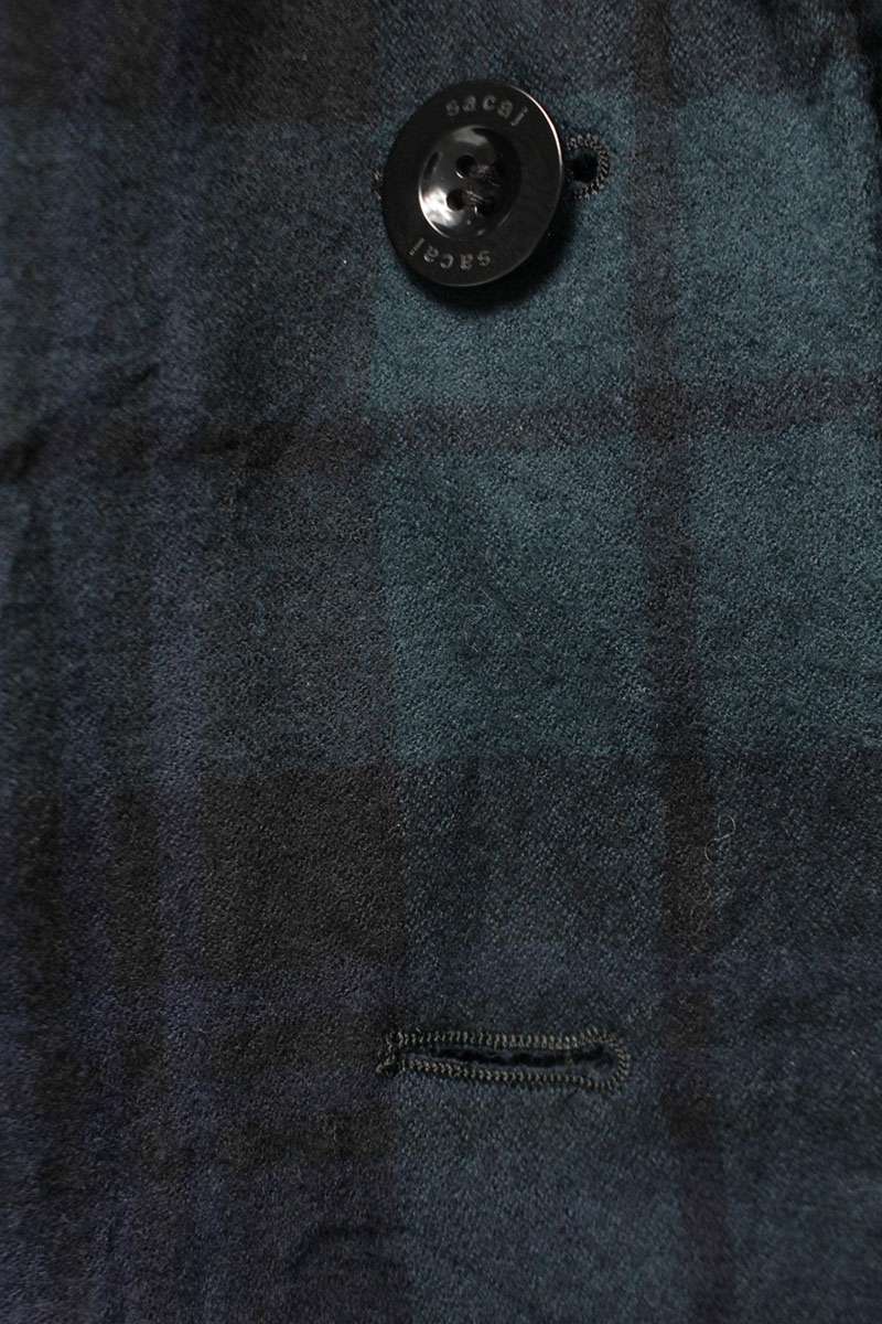 Sacai Coat Green Size M