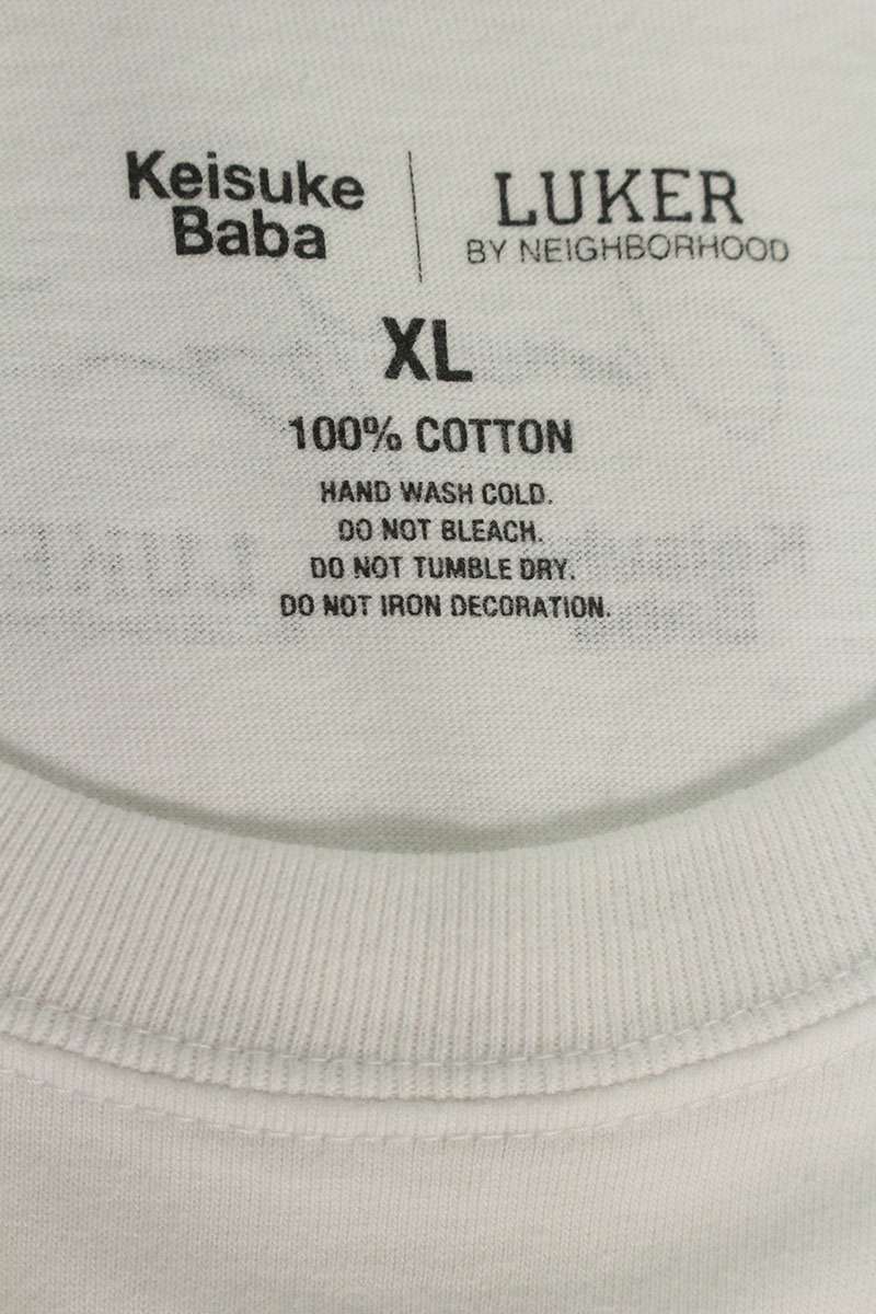 Neighborhood Print T-Shirt White Size XL