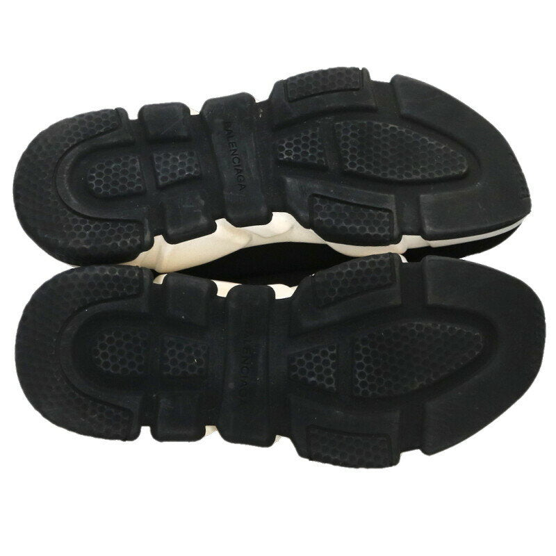 Balenciaga Logo Print Sneakers Black Size 40