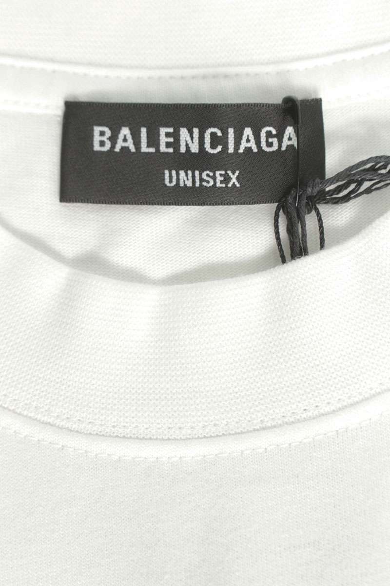 Balenciaga WFP Logo Print Oversized T-Shirt White Size XS
