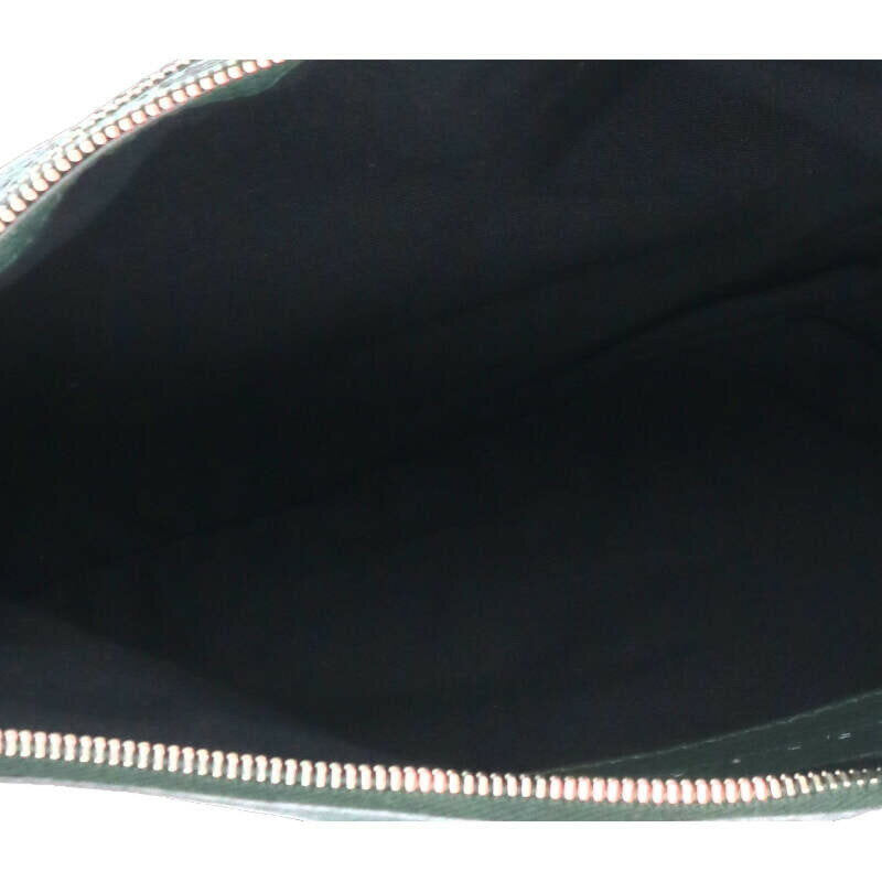 Balenciaga Hair clip Leather clutch bag Black x Silver One Size
