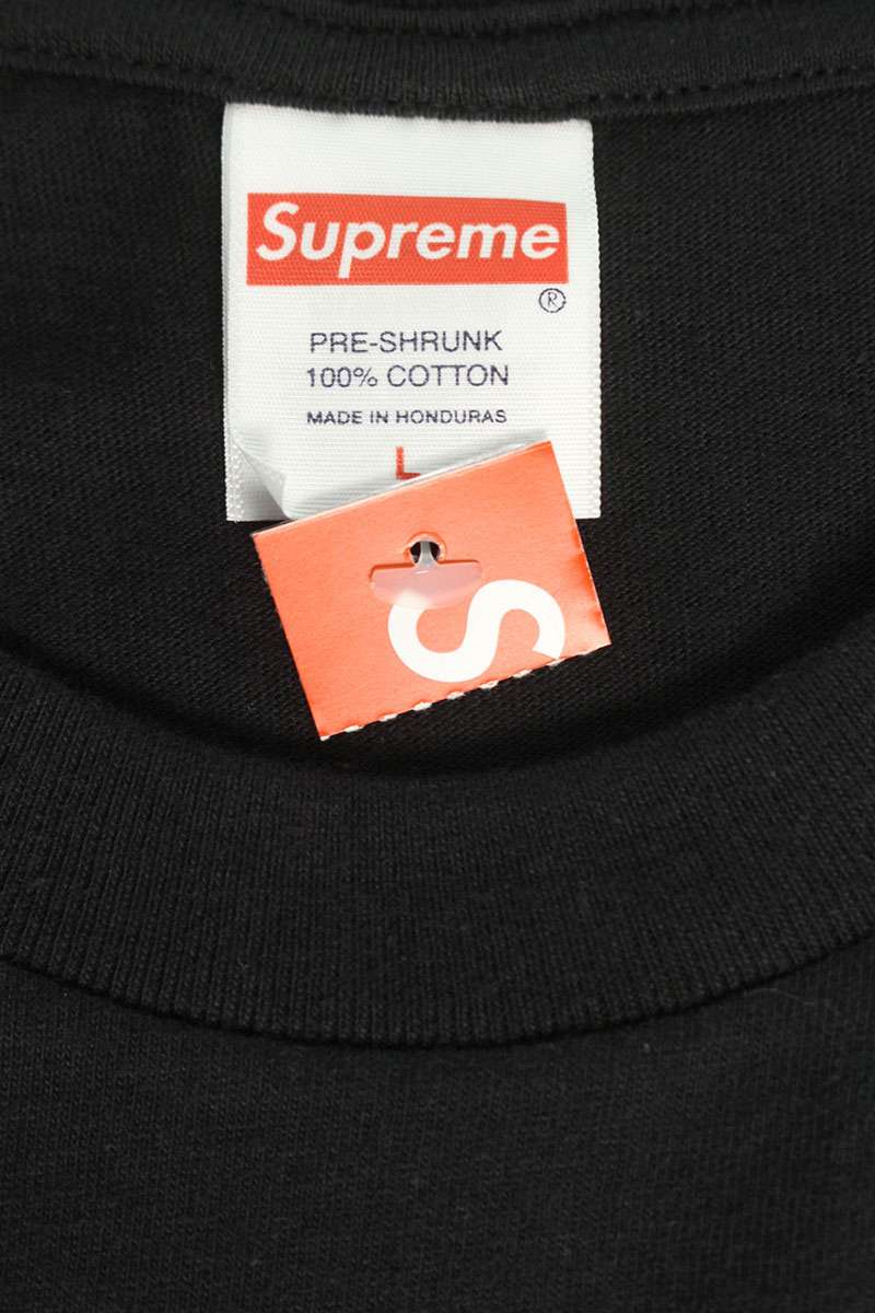 Supreme 25AW RX Tee Logo Print T-Shirt Black x White Size L