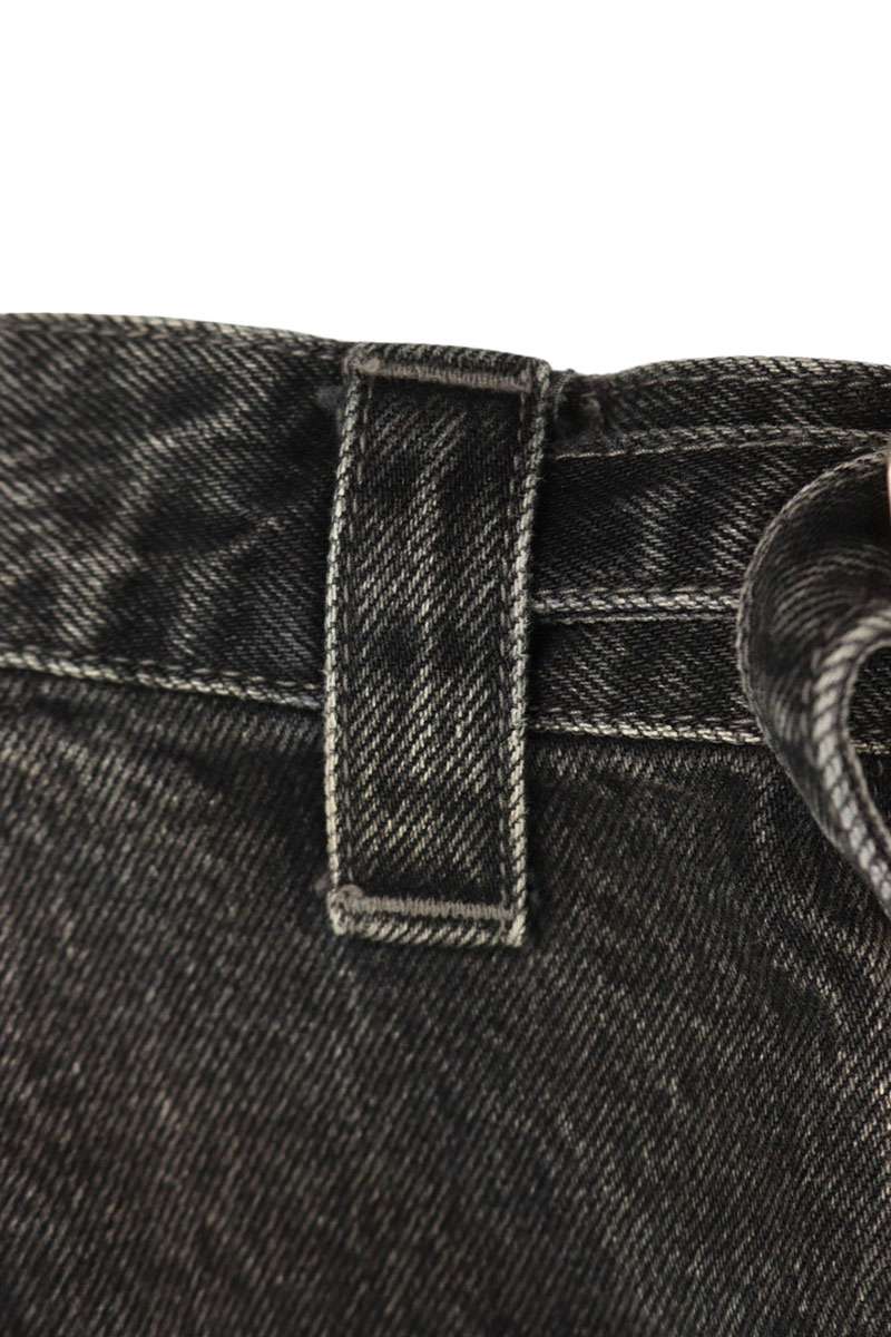 Balenciaga 22SS Stud Denim Pants Black Size 32