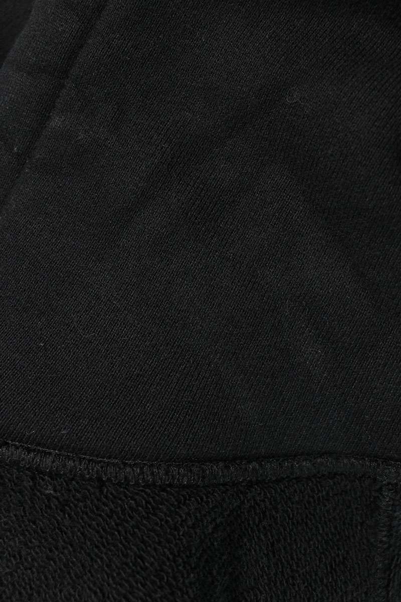 SEQUEL Logo Embroidered Pullover Hoodie Black Size L