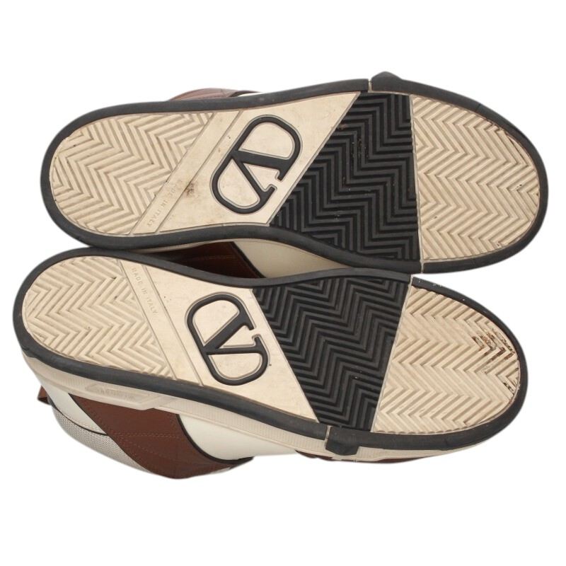 Valentino Sneakers White x Brown Size 40