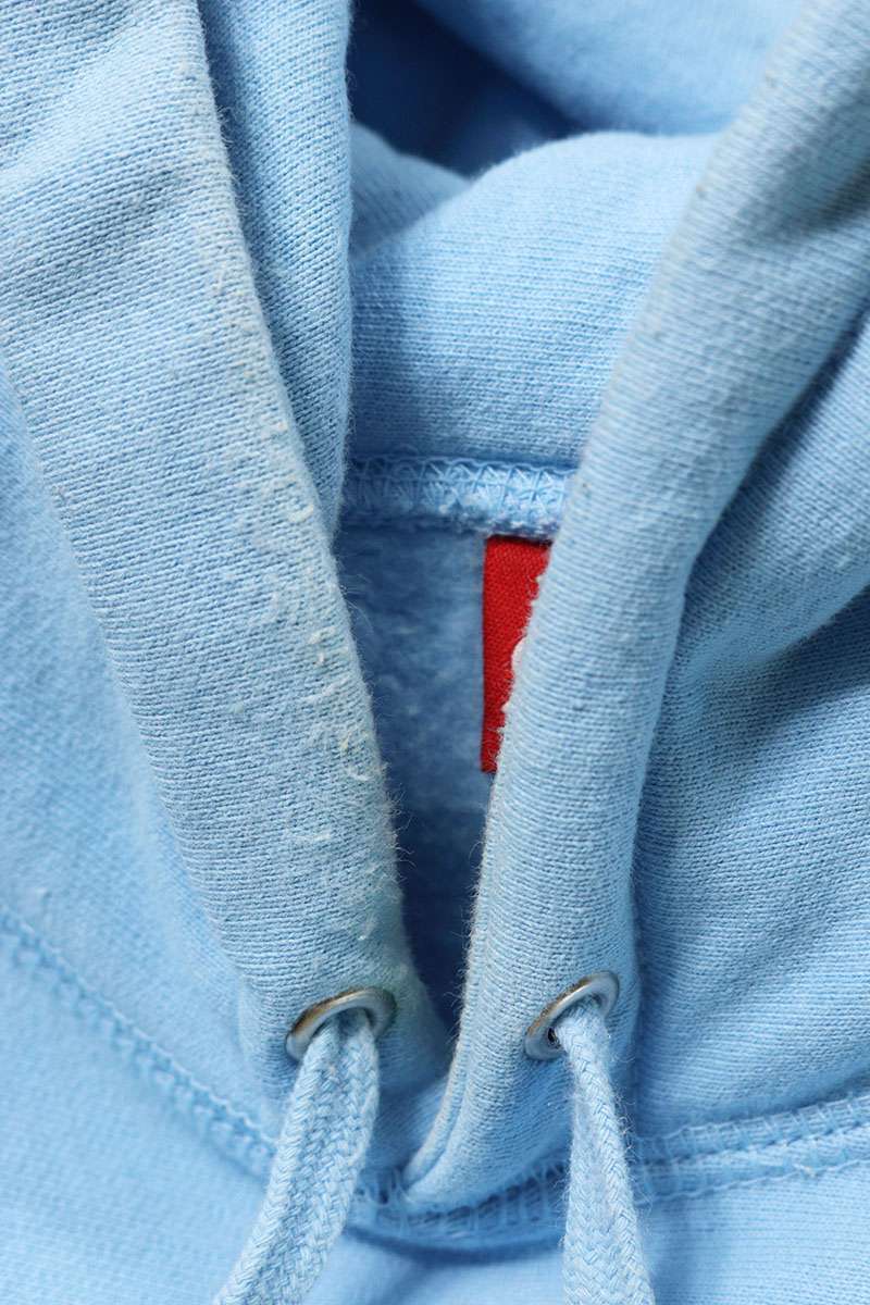 Supreme 19AW Bandana Box Logo Hooded Sweatshirt Blue Size L