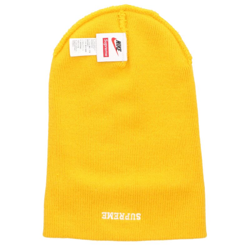 Supreme x AW Acrylic cuffed Beanie AT 18AW Logo Embroidered Beanie Size ONE SIZE