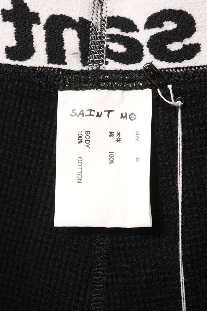 Saint Michael 25SS thermal Long Pants Black Size S