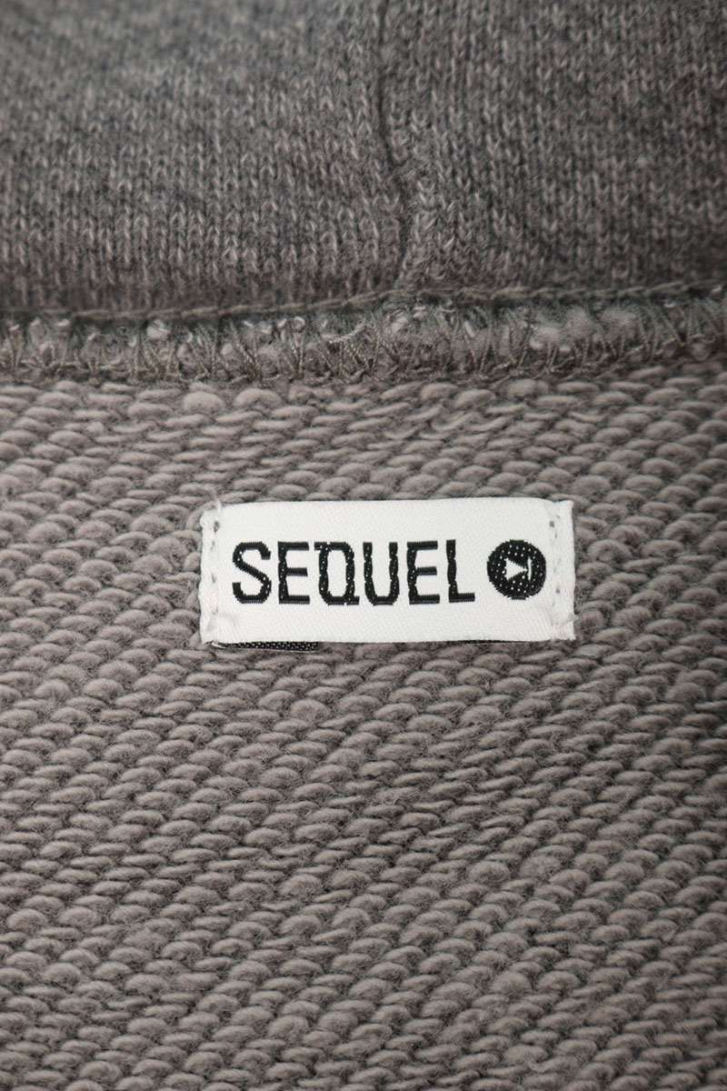 SEQUEL 22AW Print Hoodie Gray Size S