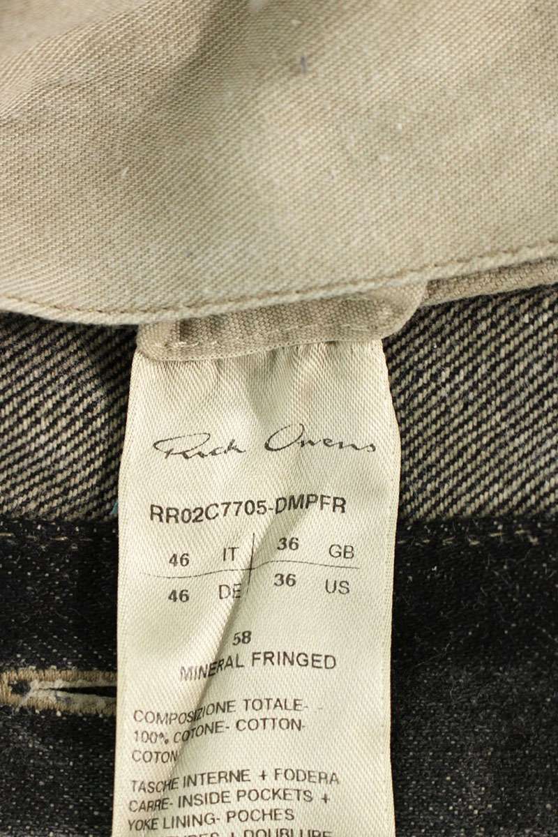 Rick Owens DMPFR Denim Jacket Blue Size 46