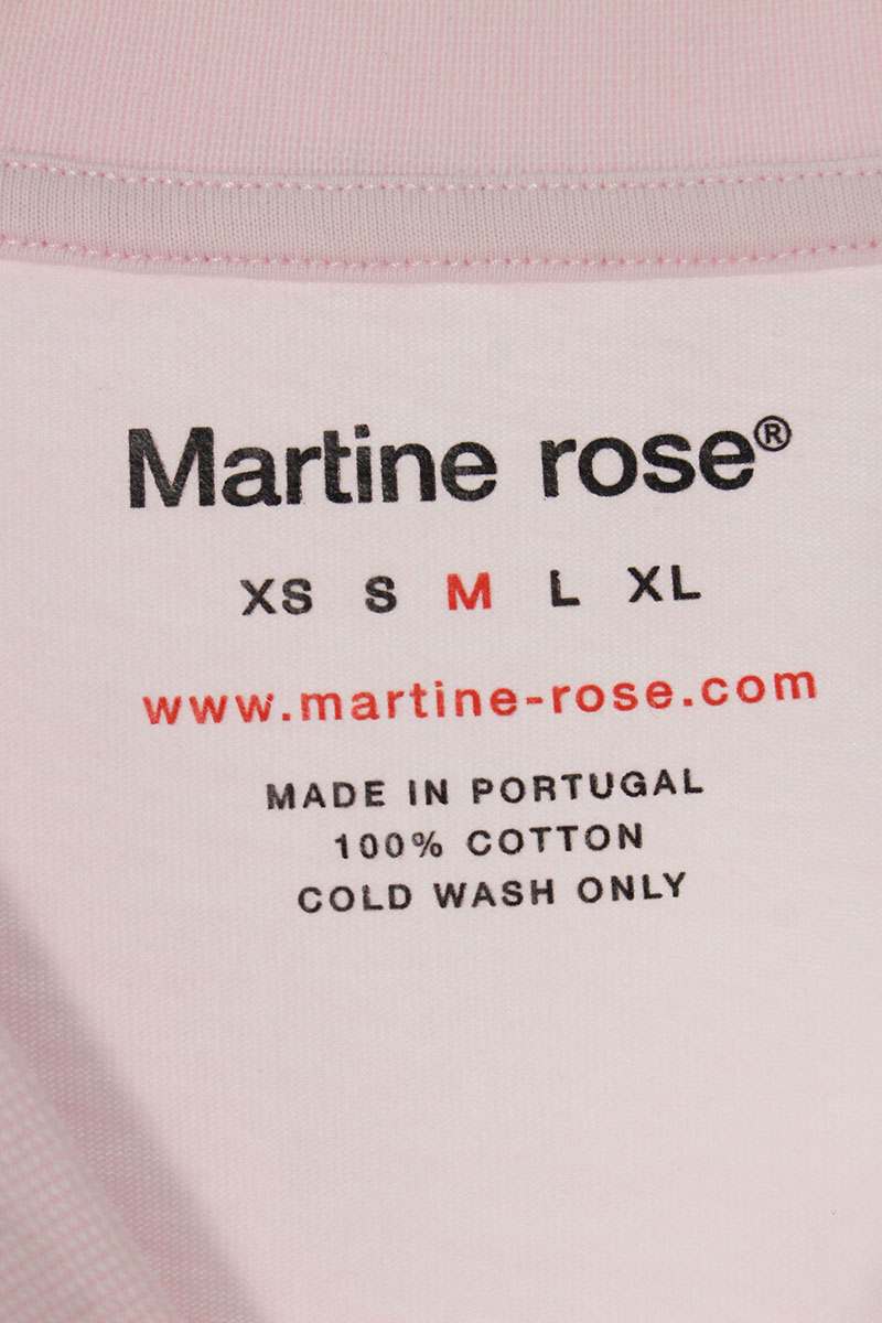 Martine Rose Graphic T-Shirt Pink Size M
