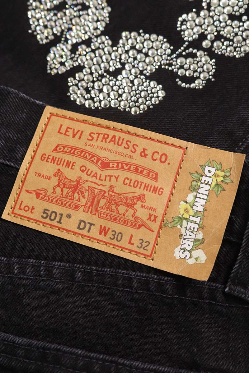 DENIM TEARS Denim Pants Black Size 30