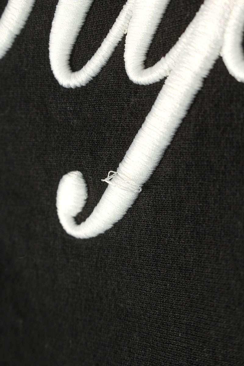 Supreme 24AW Embroidered Script Sweatpant Logo Long Pants Black US 32