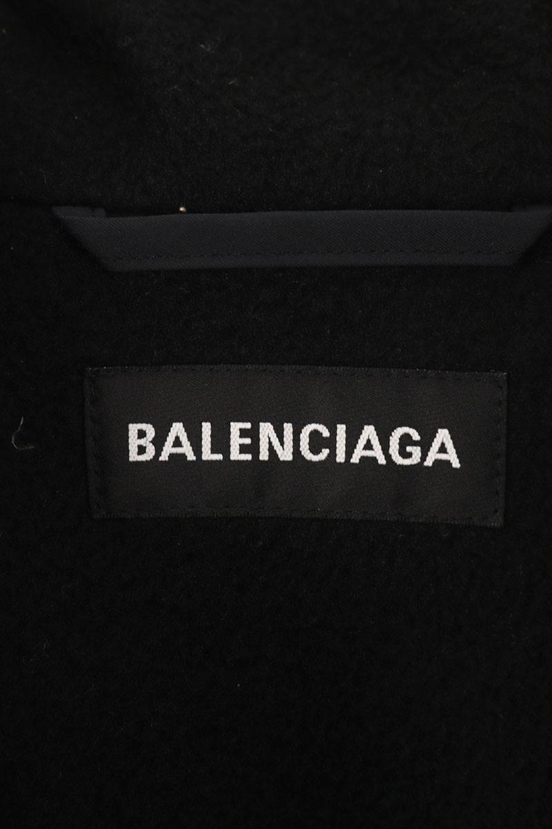 Balenciaga BB Logo Embroidered Blouson Black Size XS