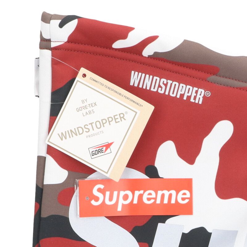 Supreme 25AW Windstopper Handlebar Mitts Red x White One Size