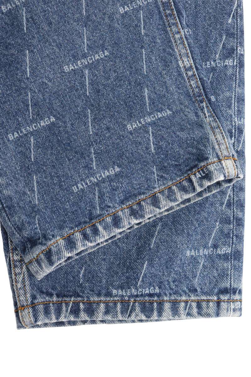 Balenciaga Logo Denim Pants Blue Size 30