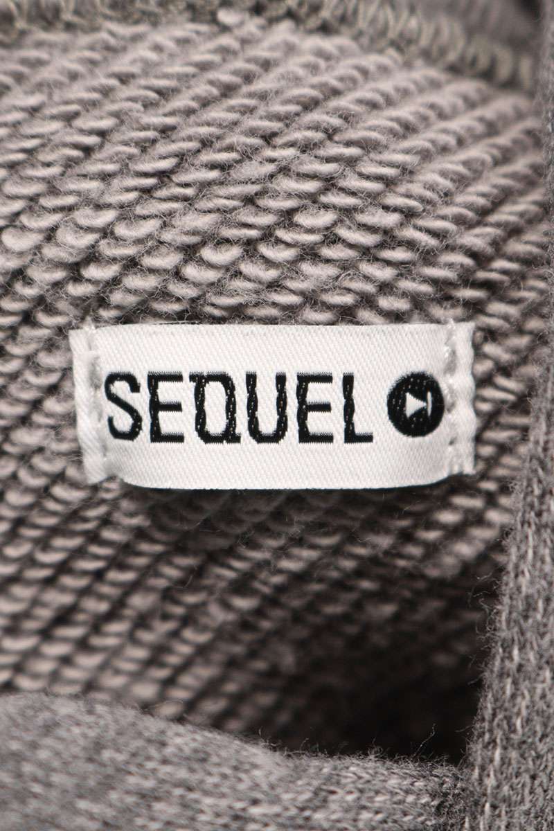 SEQUEL 23AW Logo Print Pullover Hoodie Gray x Multi Size XL