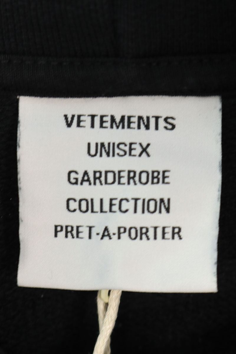 Vetements 24AW Logo Hoodie Black Size M