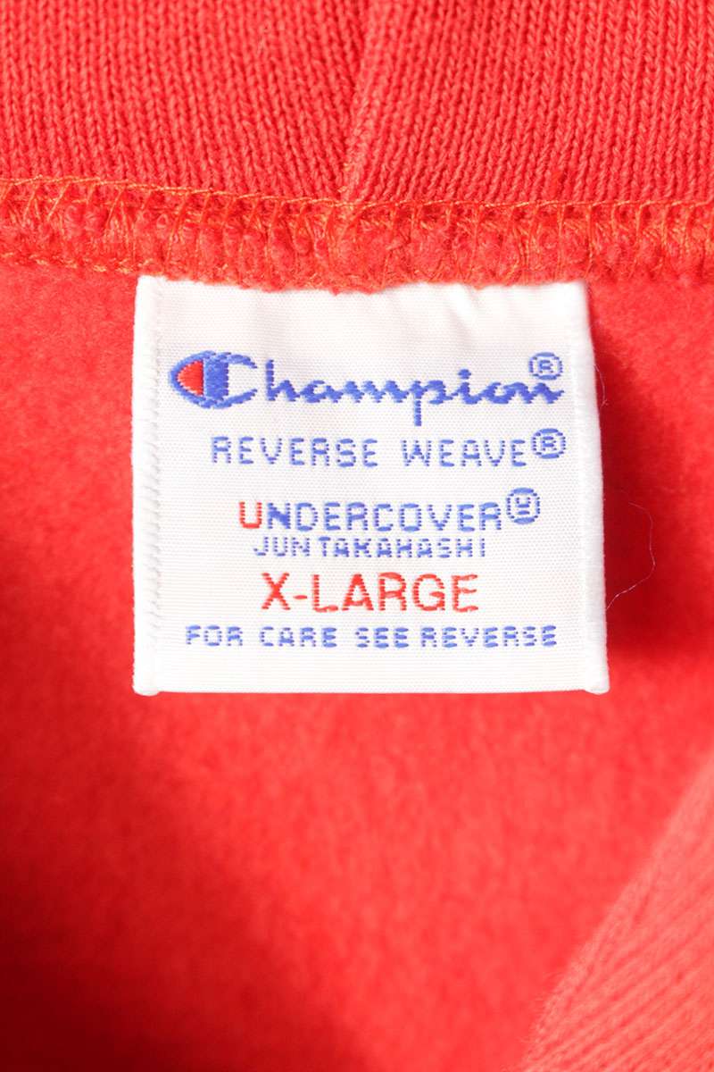 Undercover x Champion 25AW REVERSE WEAVE Red Size XL