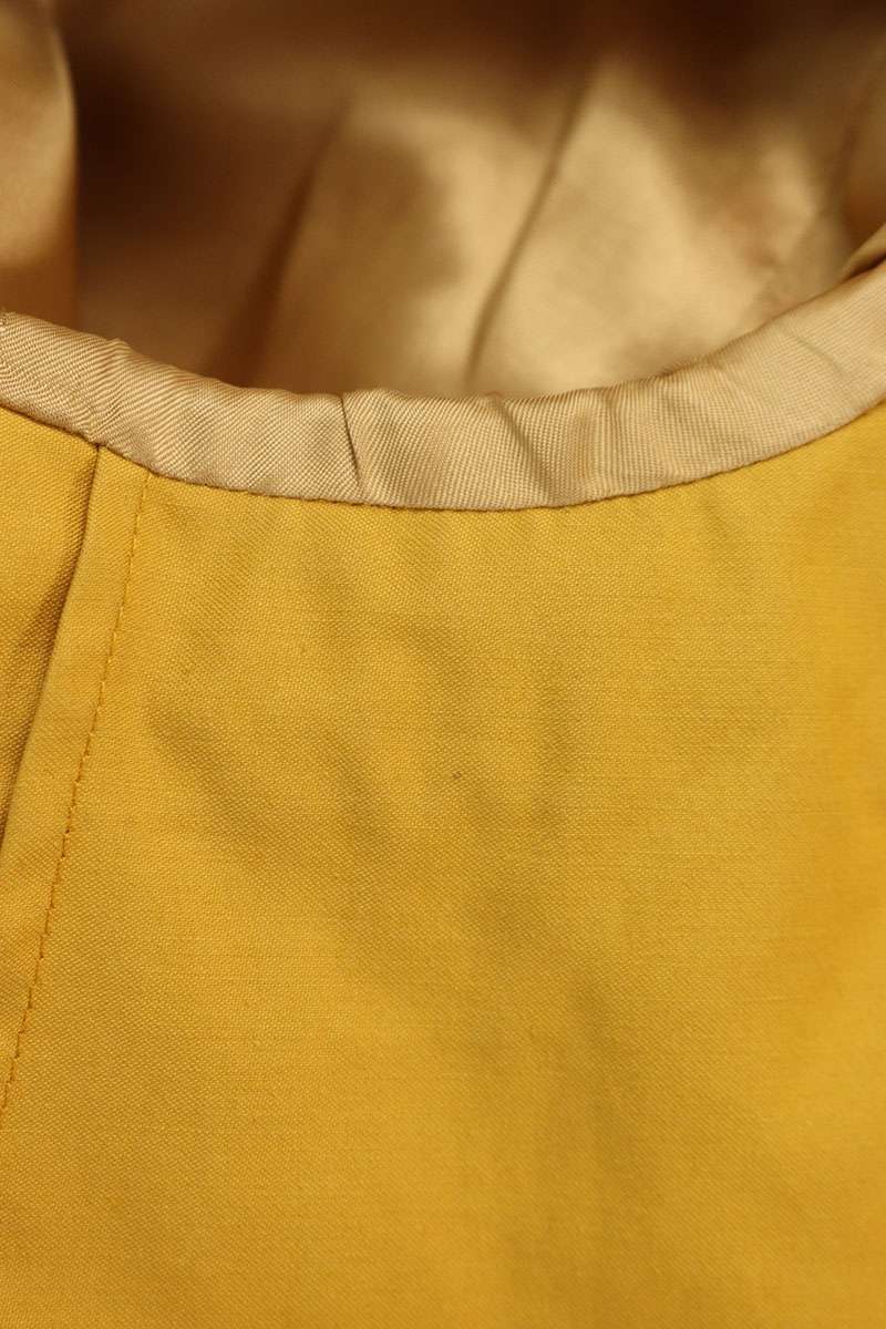 Maison Martin Margiela Cotton Coat Yellow Size S