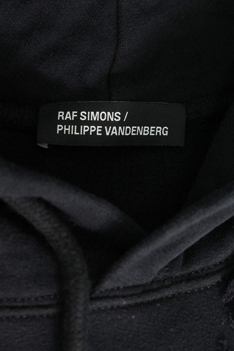 Raf Simons 23SS Patchwork Hoodie Black Size S