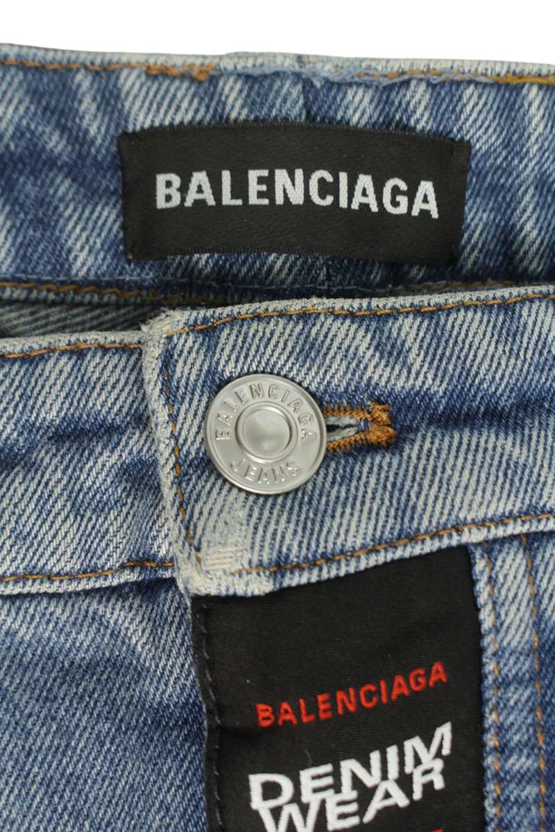 Balenciaga Denim Shorts Blue Size 30