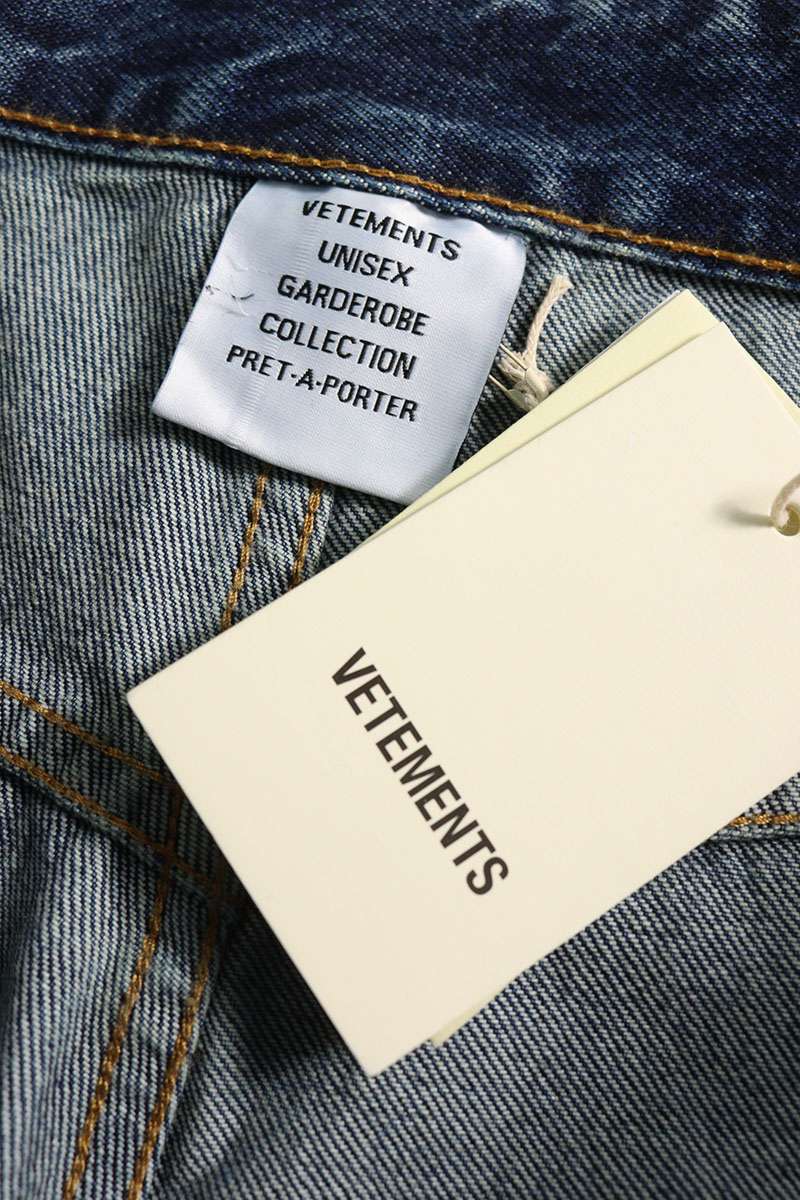 Vetements 25SS Distressed Denim Pants Blue Size 30
