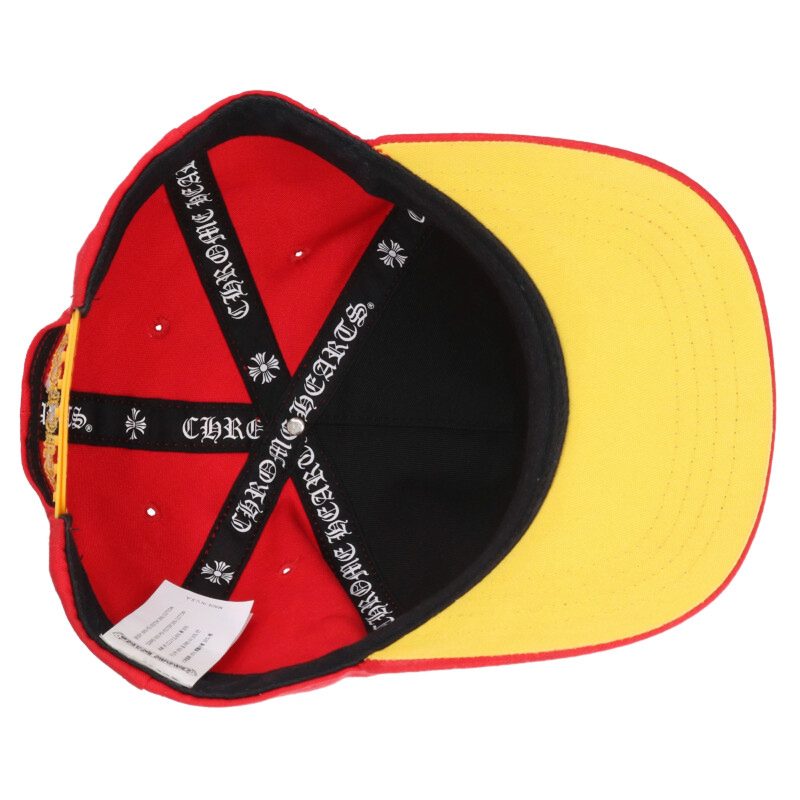 Chrome Hearts Logo Embroidered Hat Red