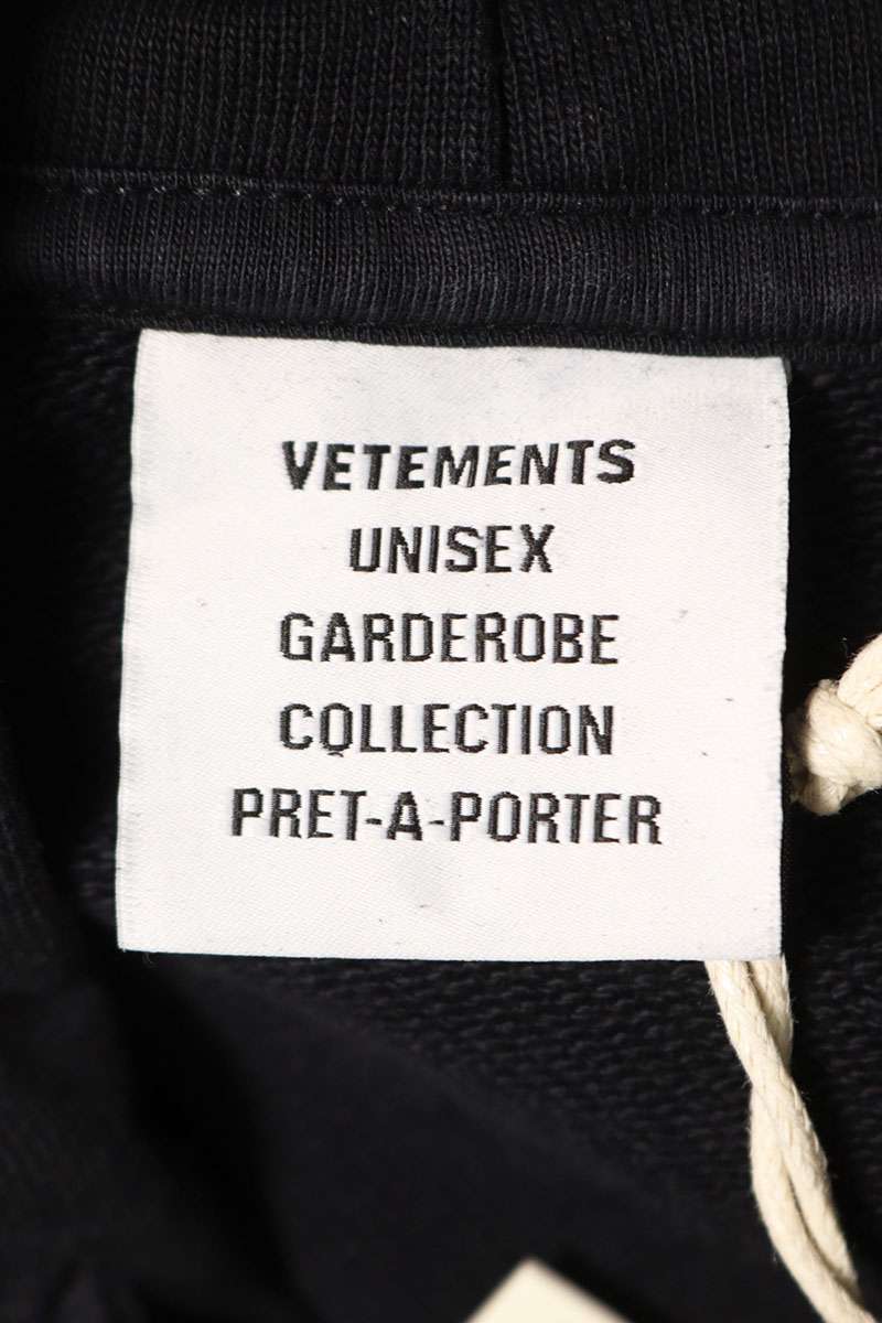 Vetements 25AW CofFILTHY SECRET Oversized Hoodie Black Size S
