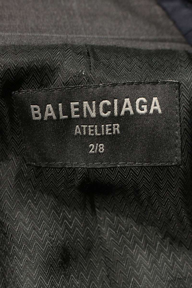 Balenciaga 24SS Reconstructed Tailored Jacket Blue Size 1