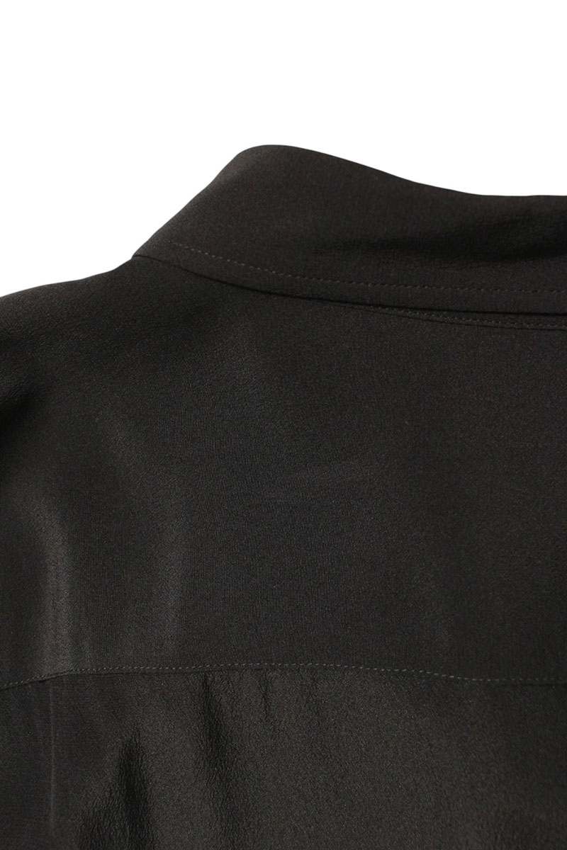 YOHJI YAMAMOTO POUR HOMME Long Sleeve Shirt Black Size M