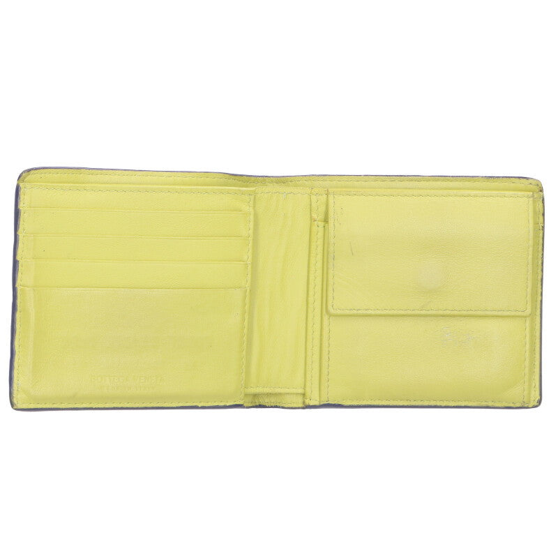Bottega Veneta Wallet Purple x Yellow