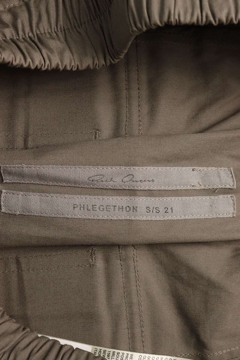 Rick Owens 21SS TE Long Pants Gray Size 46