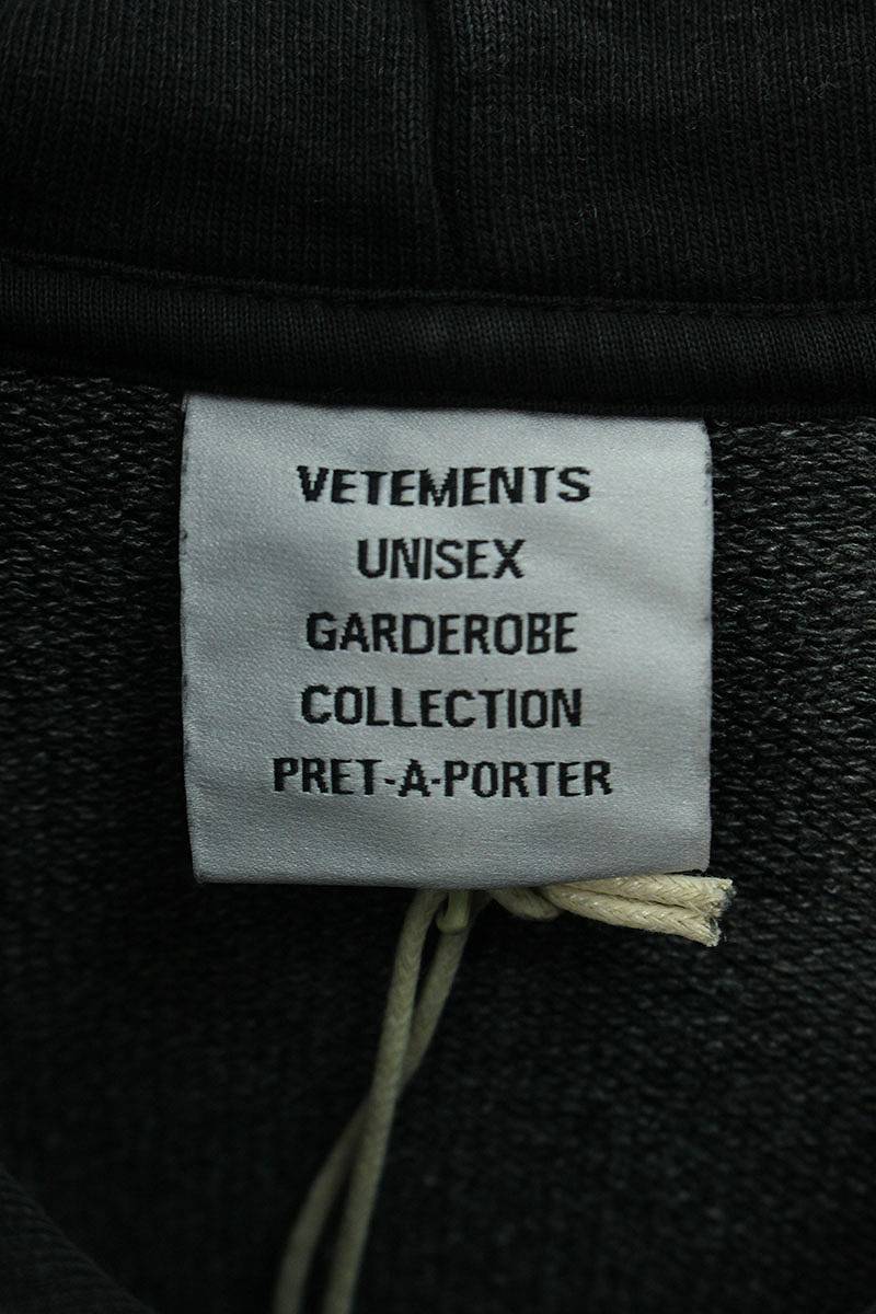 Vetements 24SS Y BLACKYELLOW Logo Hoodie Black x Yellow Size XS