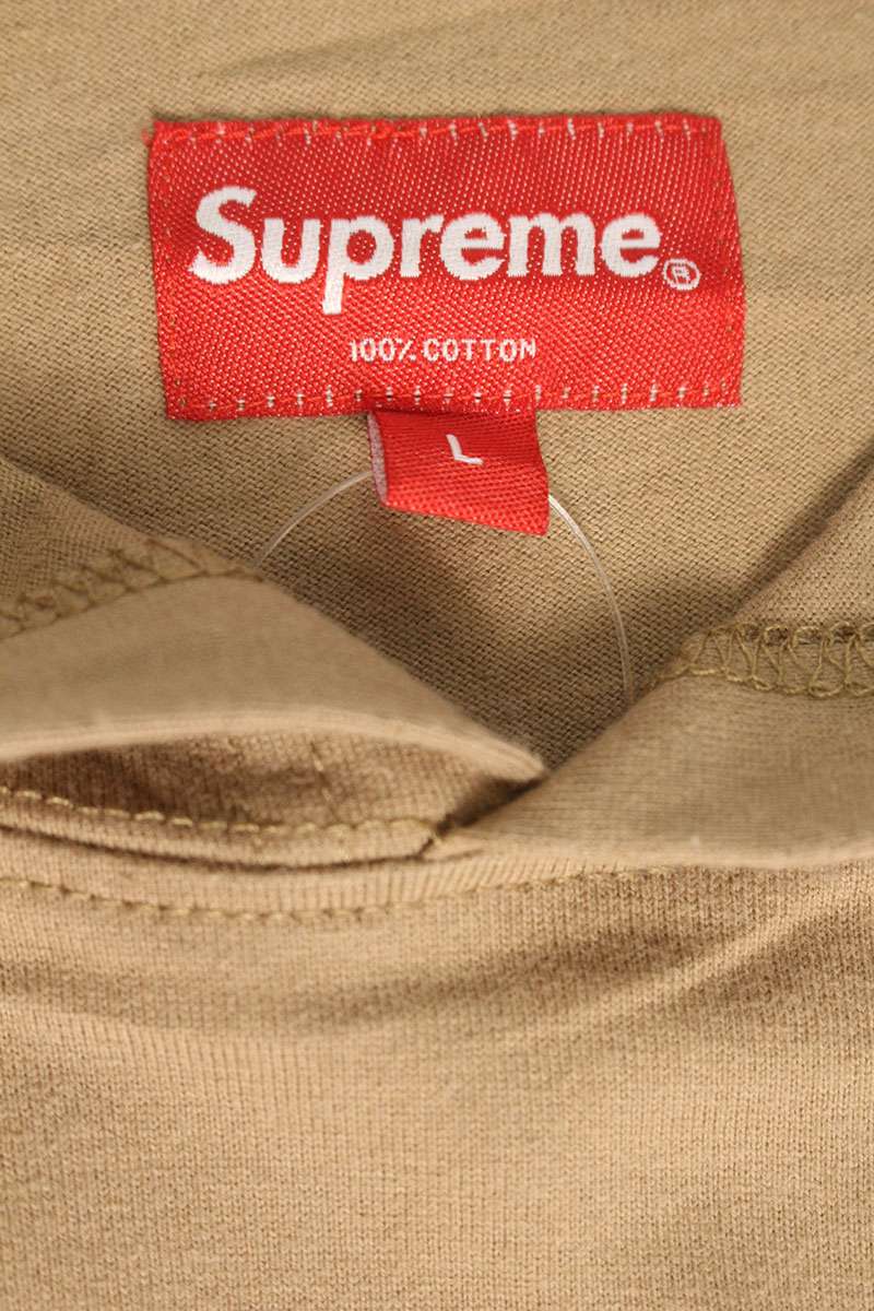 Supreme 22SS Dragon Hooded L S Top Long Sleeve T-Shirt Brown Size L