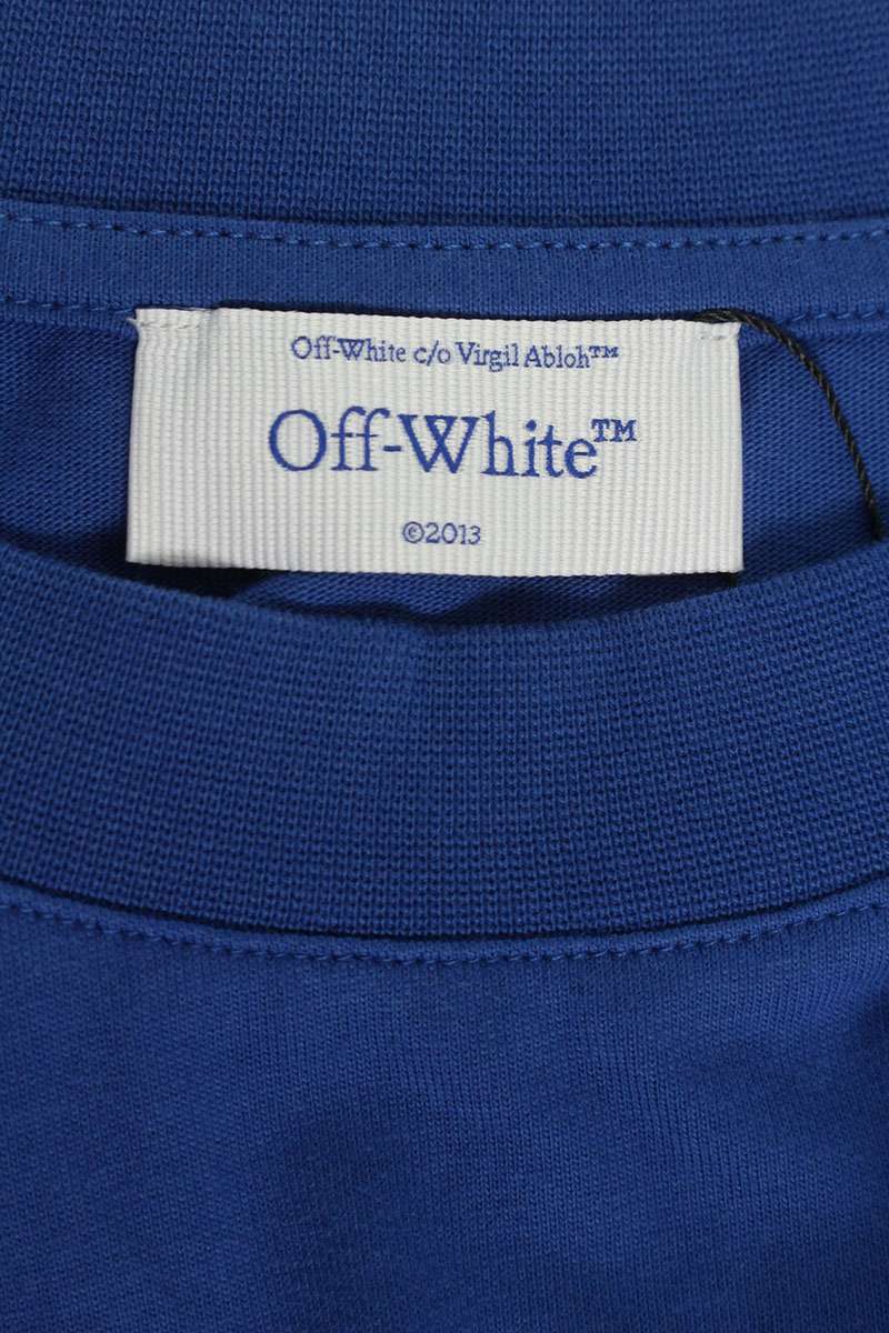 Off-White GANG WIDE L S TEE Blue Size M