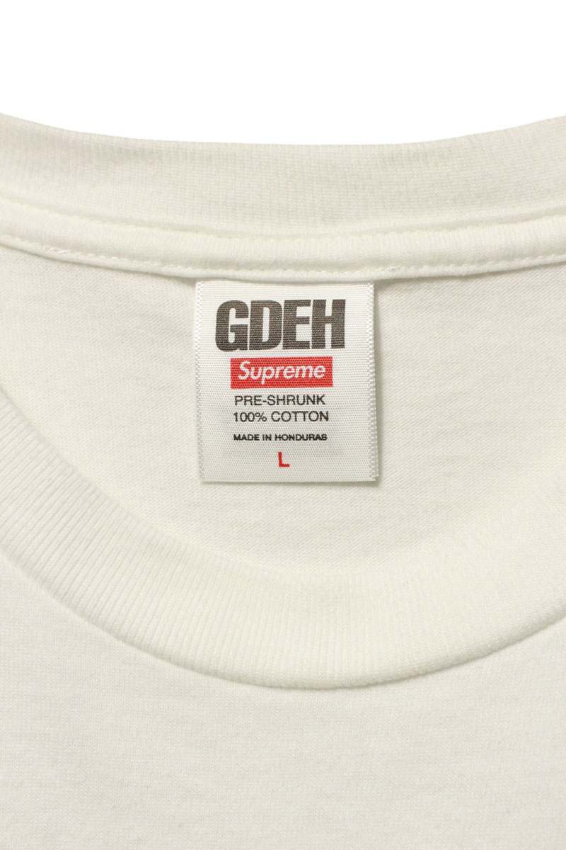 Vintage Supreme Tops - SUPREME x GOODENOUGH 25SS End Racism Tee T-Shirt White Size L - Authentic Archive