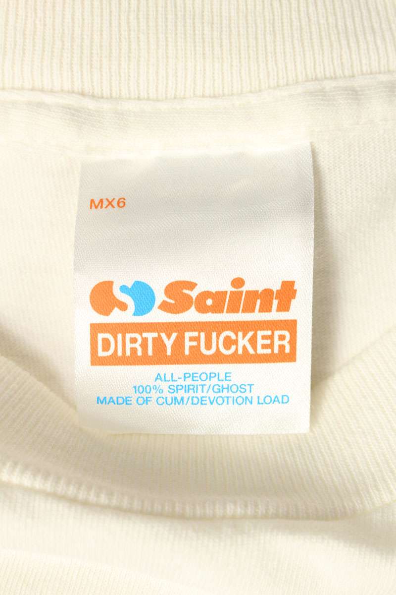 Saint Michael SAINT Print T-Shirt White Size XL