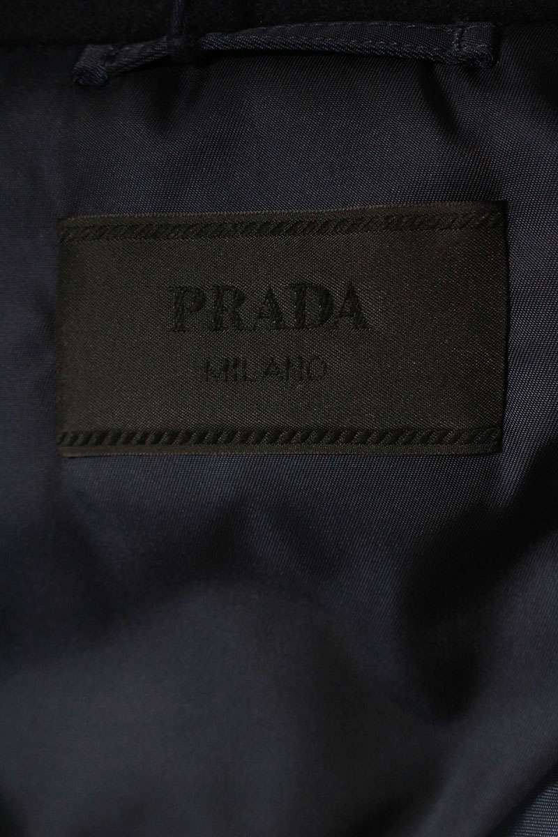 Prada 24AW Vintage Blouson White x Blue Size L