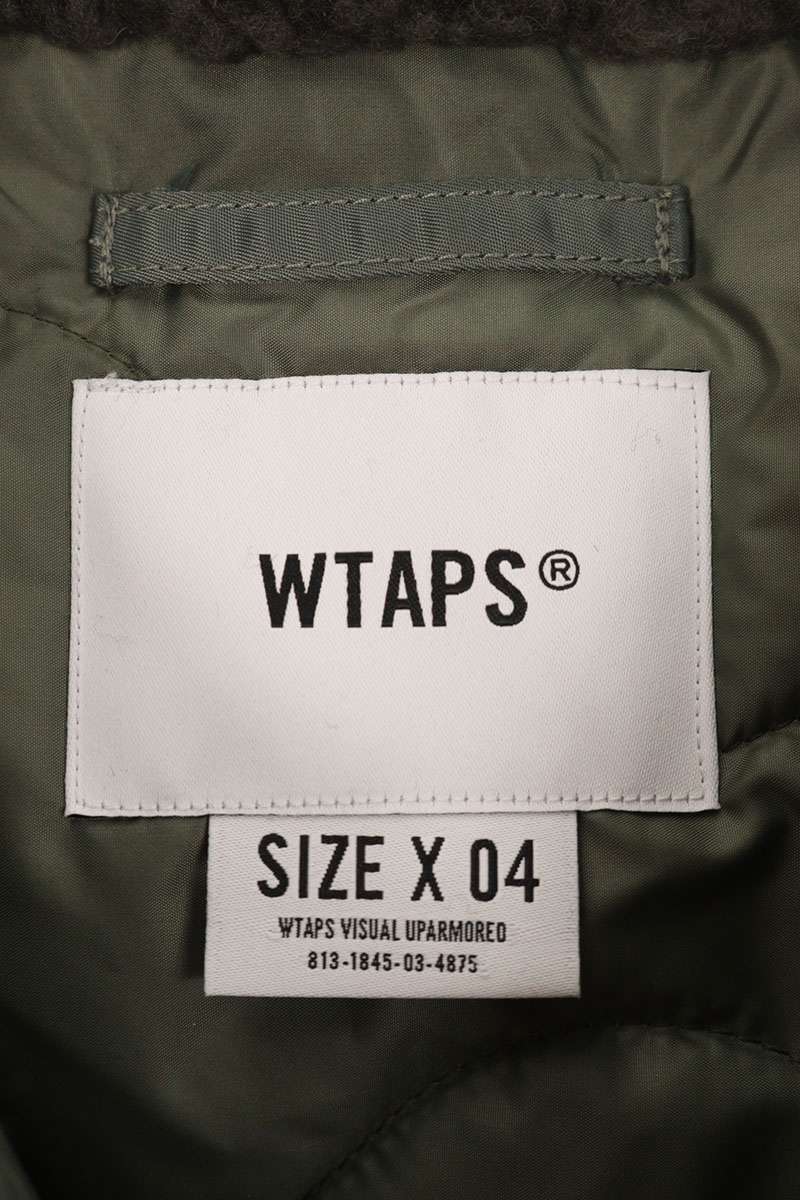 WTAPS 25AW Nylon Satin Blouson Green Size XL