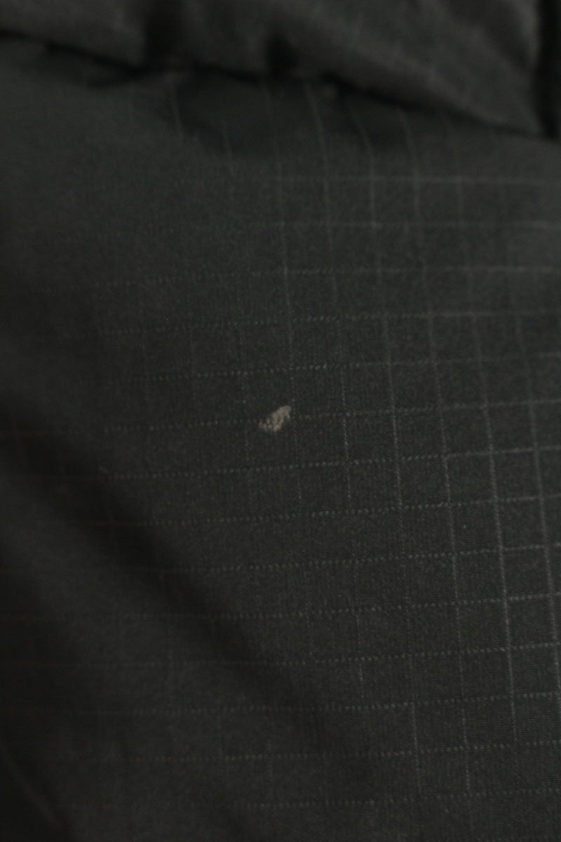 Balenciaga Logo Embroidered Down Jacket Black Size S