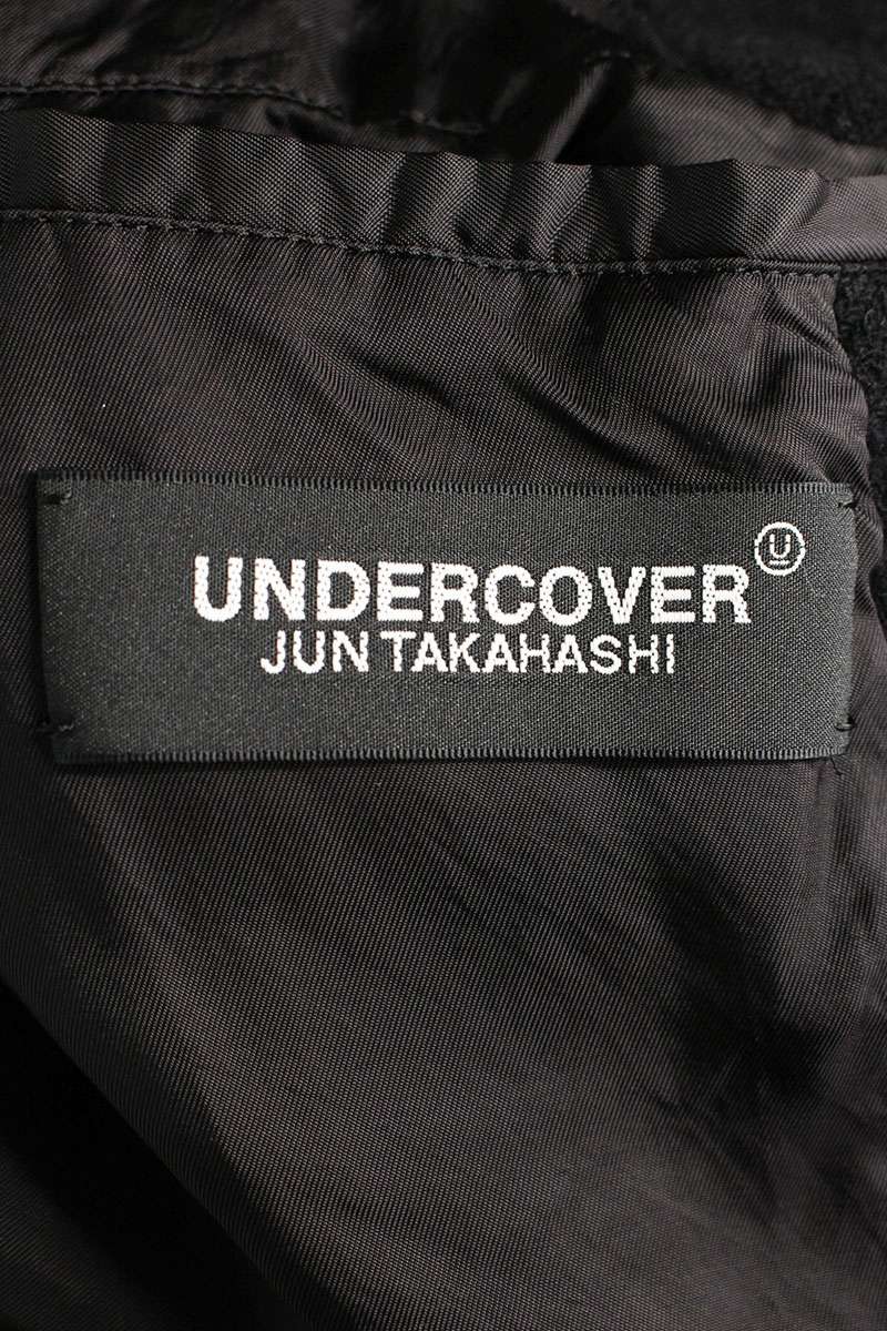 Undercover 25AW Wool Zip Up Coat Black Size 4