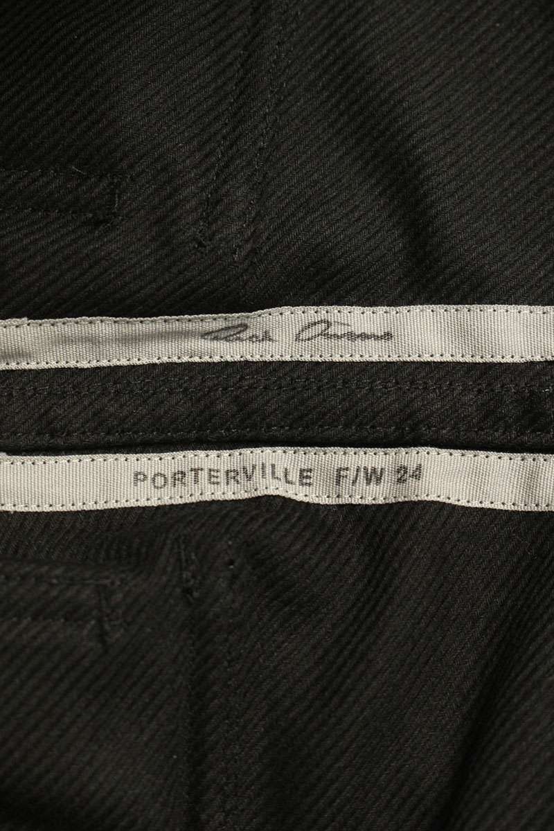 Rick Owens 24AW B 09 Cargo Denim Pants Black Size 30