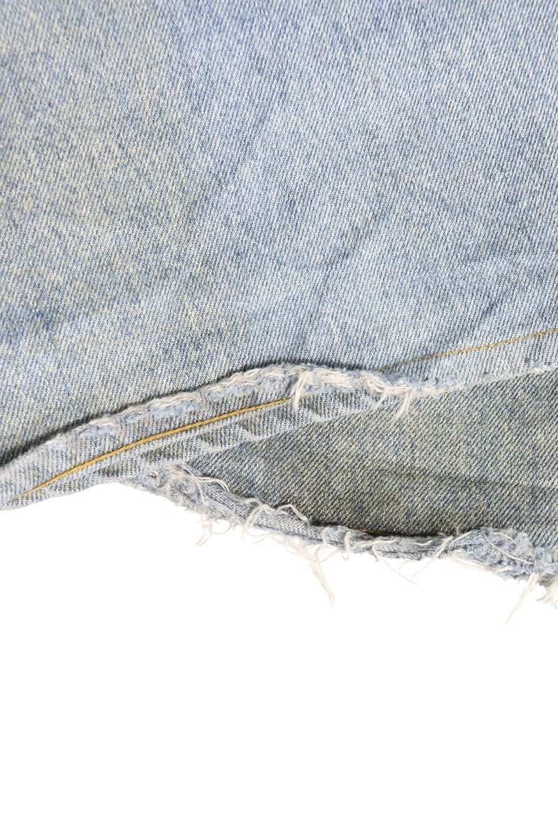 BALENCIAGA 22AW Coated Baggy Jeans Blue Size 30