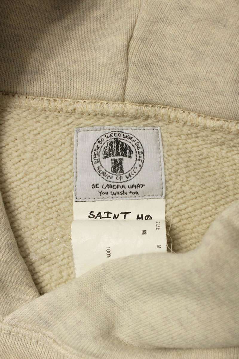 Saint Michael Vintage Hoodie Gray Size M