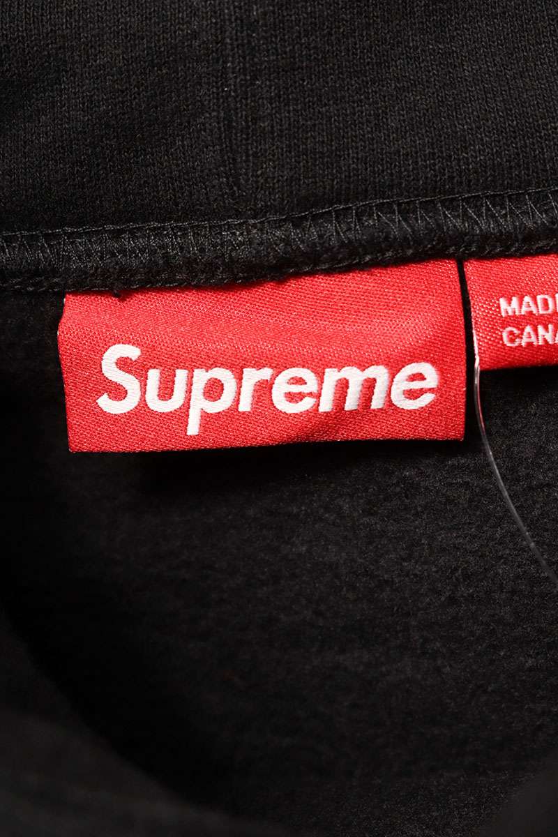 Supreme Small Box Hooded Sweatshirt Black Size S