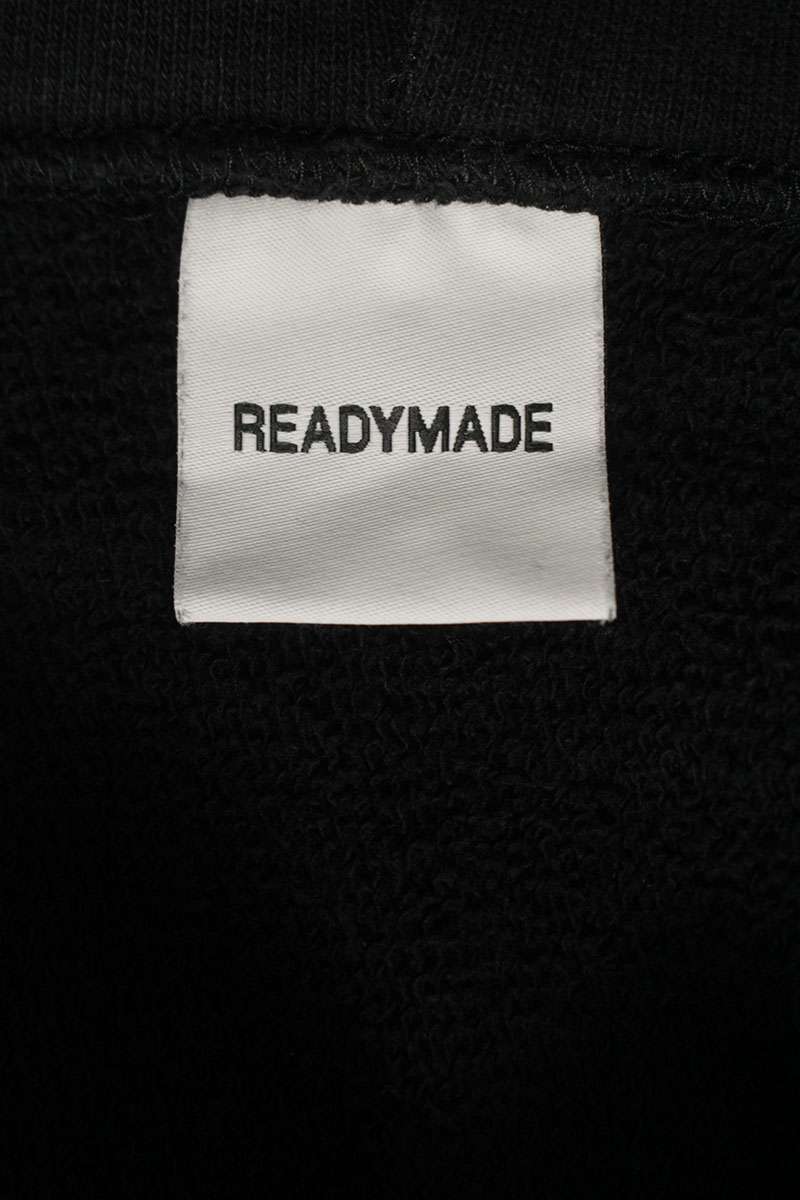READYMADE Logo Embroidered Hoodie Black Size L