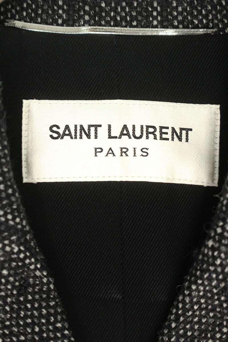 Saint Laurent Paris Coat Gray Size XS