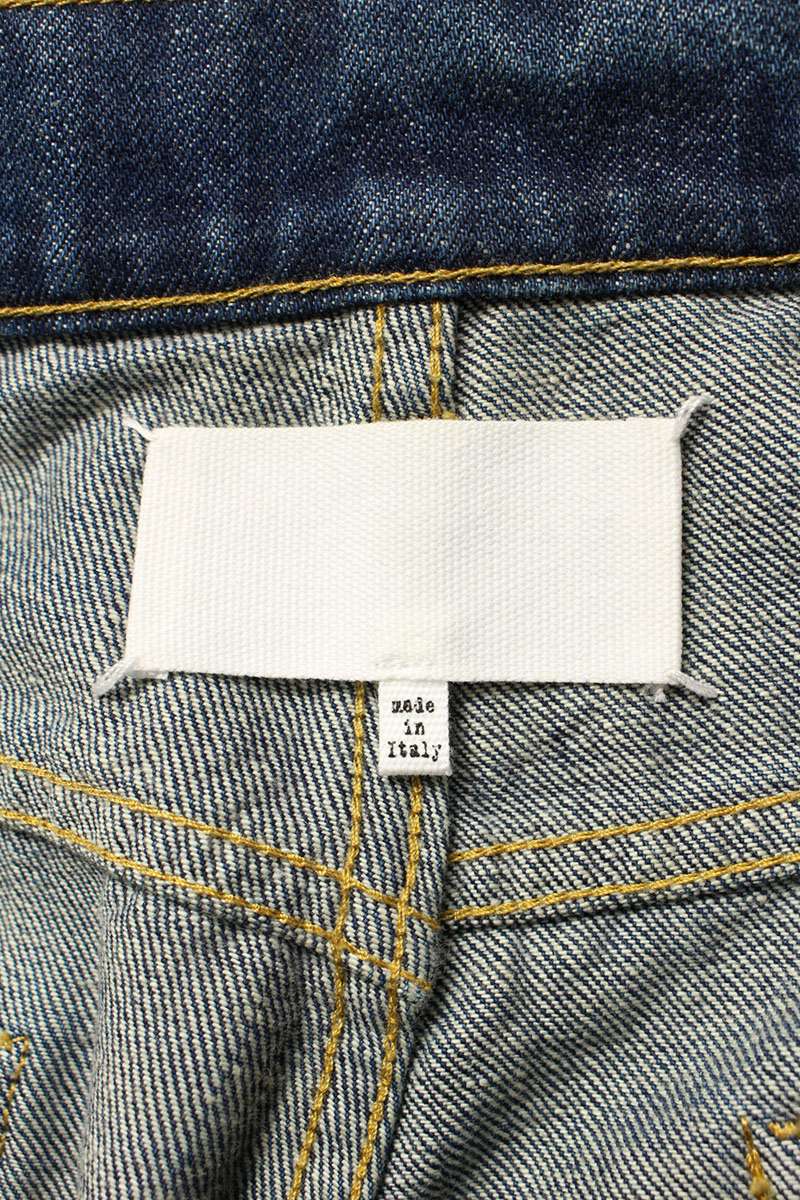 Maison Margiela 25AW 4-Stitch Denim Pants Blue Size 34