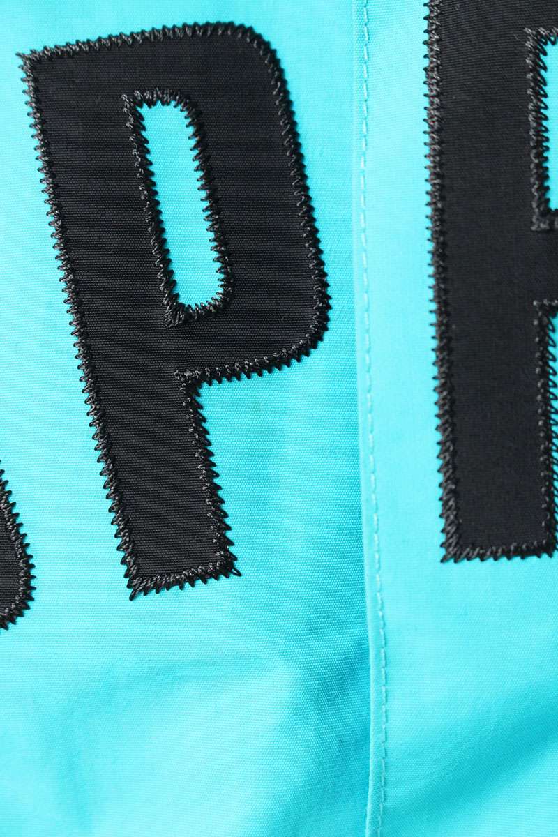 Supreme 19SS The North Arc Logo Mountain Parka Hoodie Blue Size M